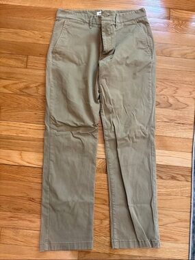 Goodfellow & Co Olive-Tan Straight Chinos